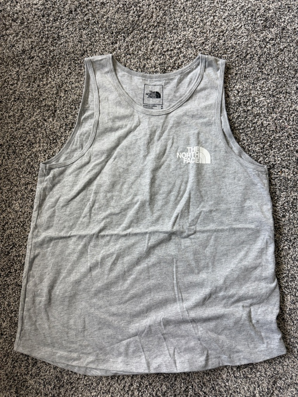 The North Face Light Gray Logo Tank